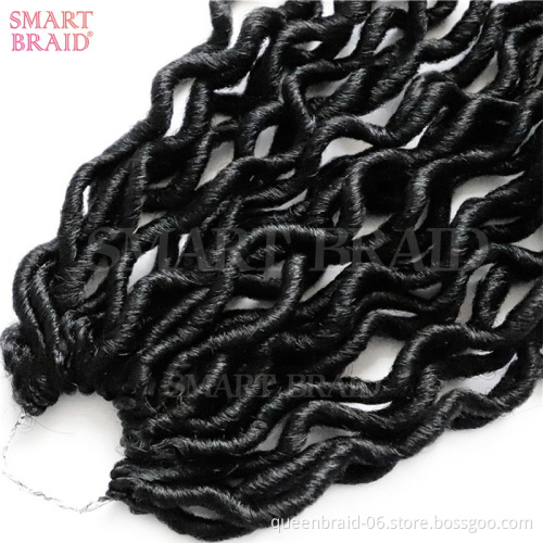 24strands 20" Ombre Color Synthetic Braiding Hair Extention Crochet Braids Hair Synthetic Faux Locs Crochet Braids Hair Dreadloc